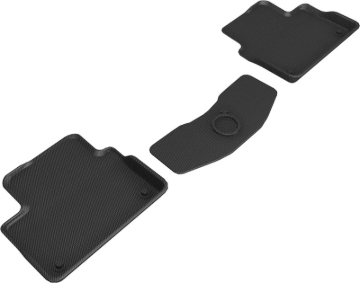 Picture of 3D MAXpider ACE Kagu-Rear-Black Floor Mats - L1VV03521509
