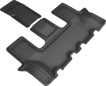Picture of 3D MAXpider ACE Kagu-3rd Row-Black Floor Mats - L1KA05831509