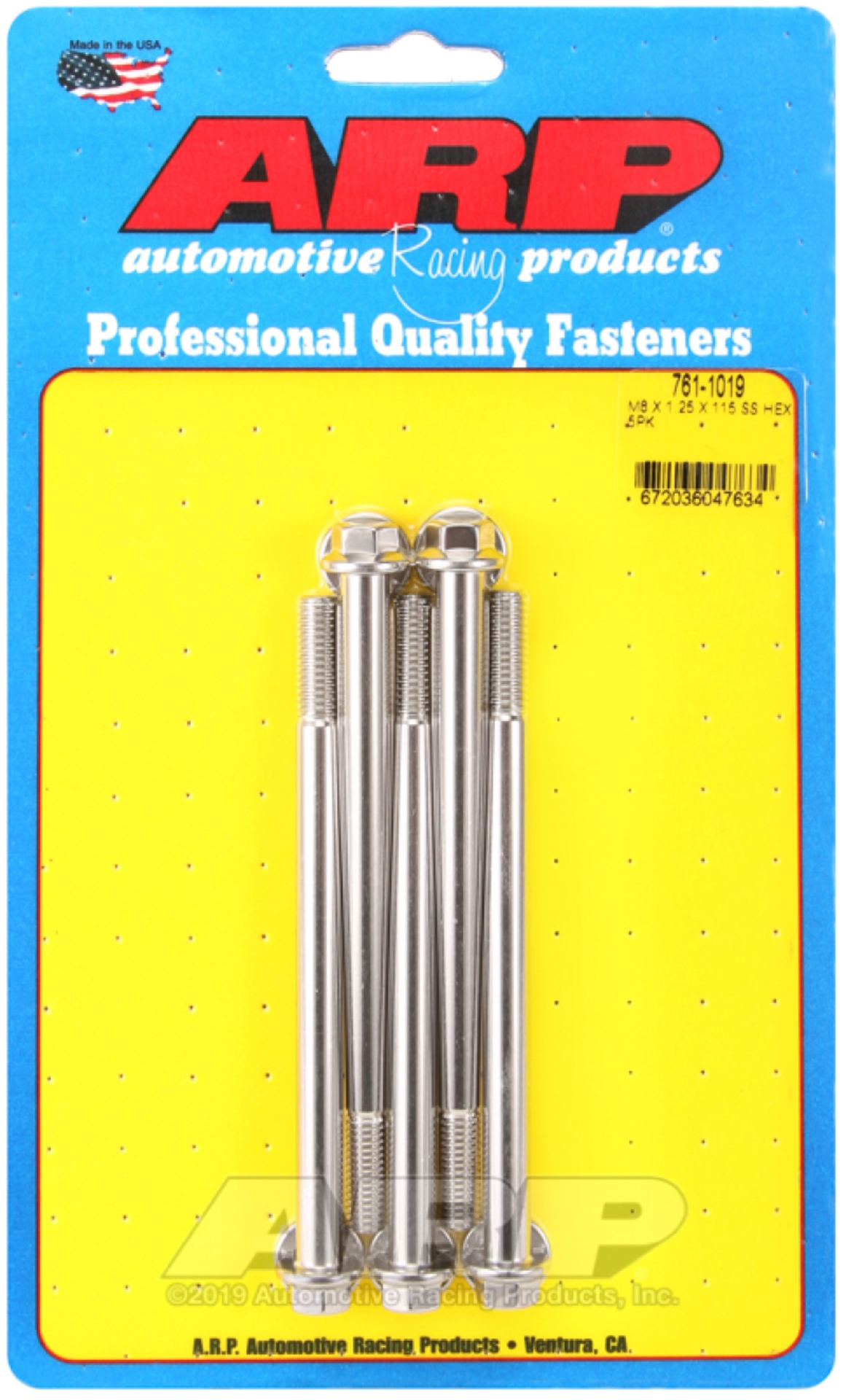Picture of ARP Stainless Steel Bolts - 761-1019