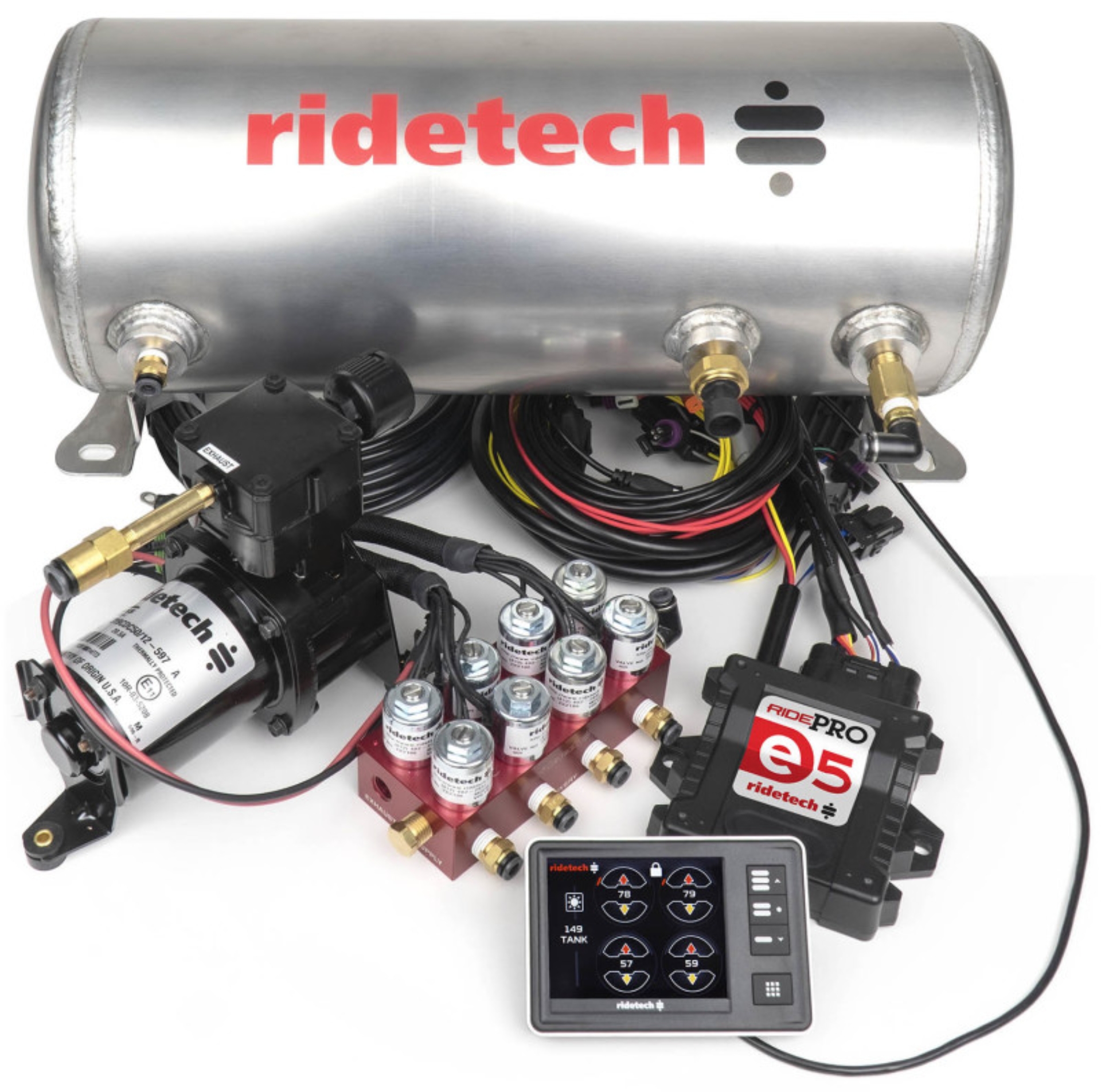 Picture of Ridetech RID Air Control System Air Compressor Systems - 30534000