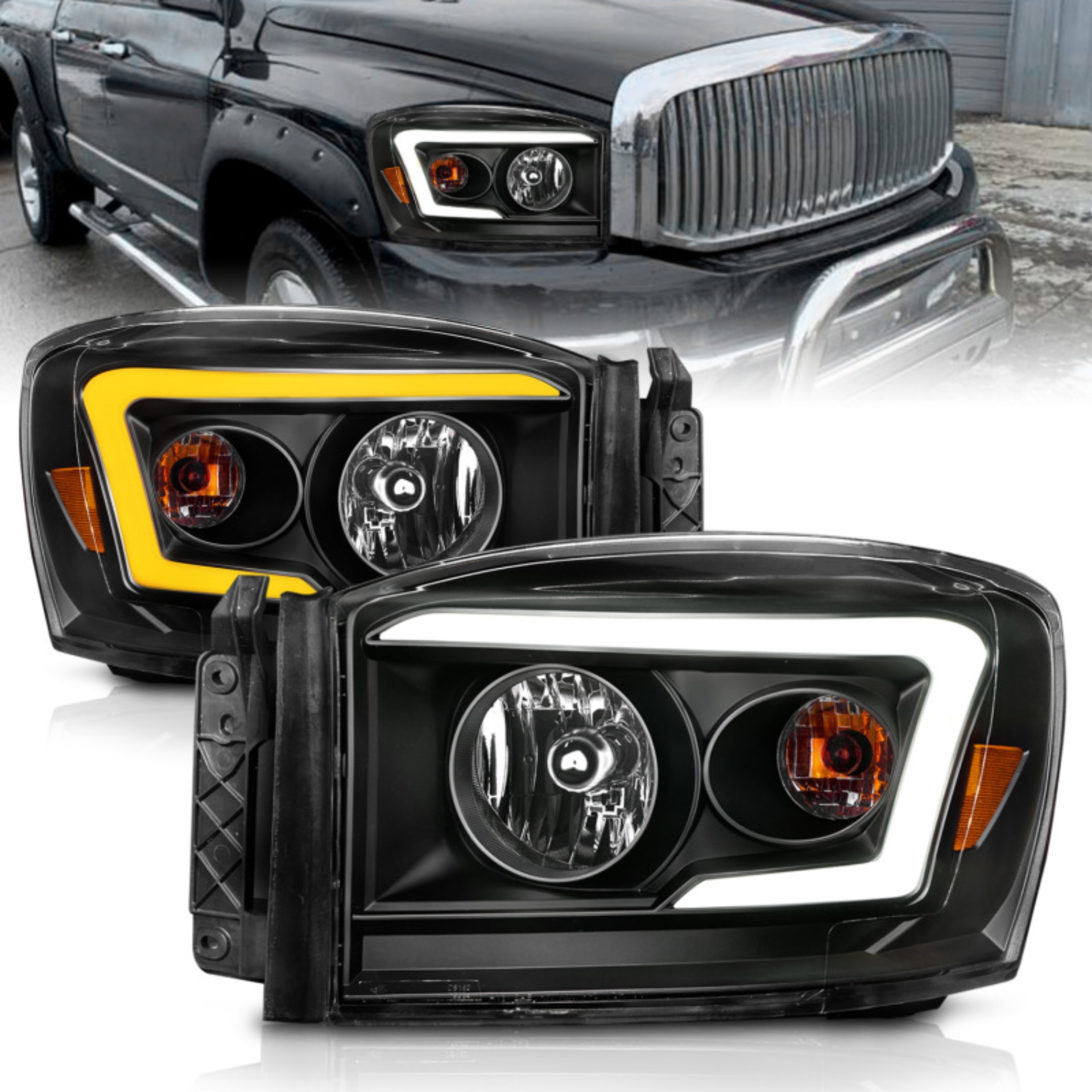 Picture of ANZO ANZ Crystal Headlights - 111526