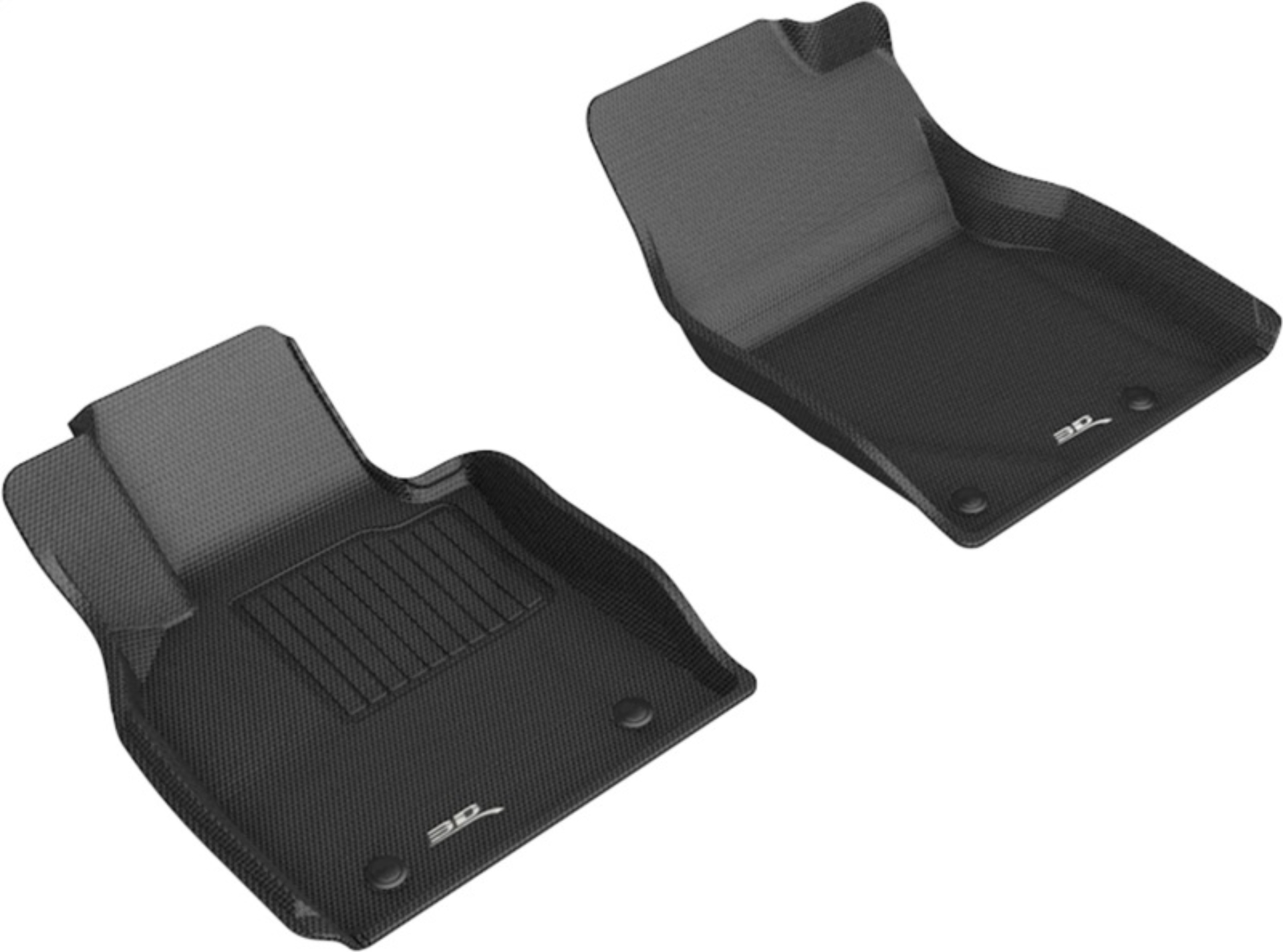 Picture of 3D MAXpider ACE Kagu-Front-Black Floor Mats - L1MZ06711509