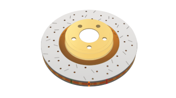 Picture of DBA 4000 Slot&Drill Rotors Front Brake Rotors - DBA42744XS