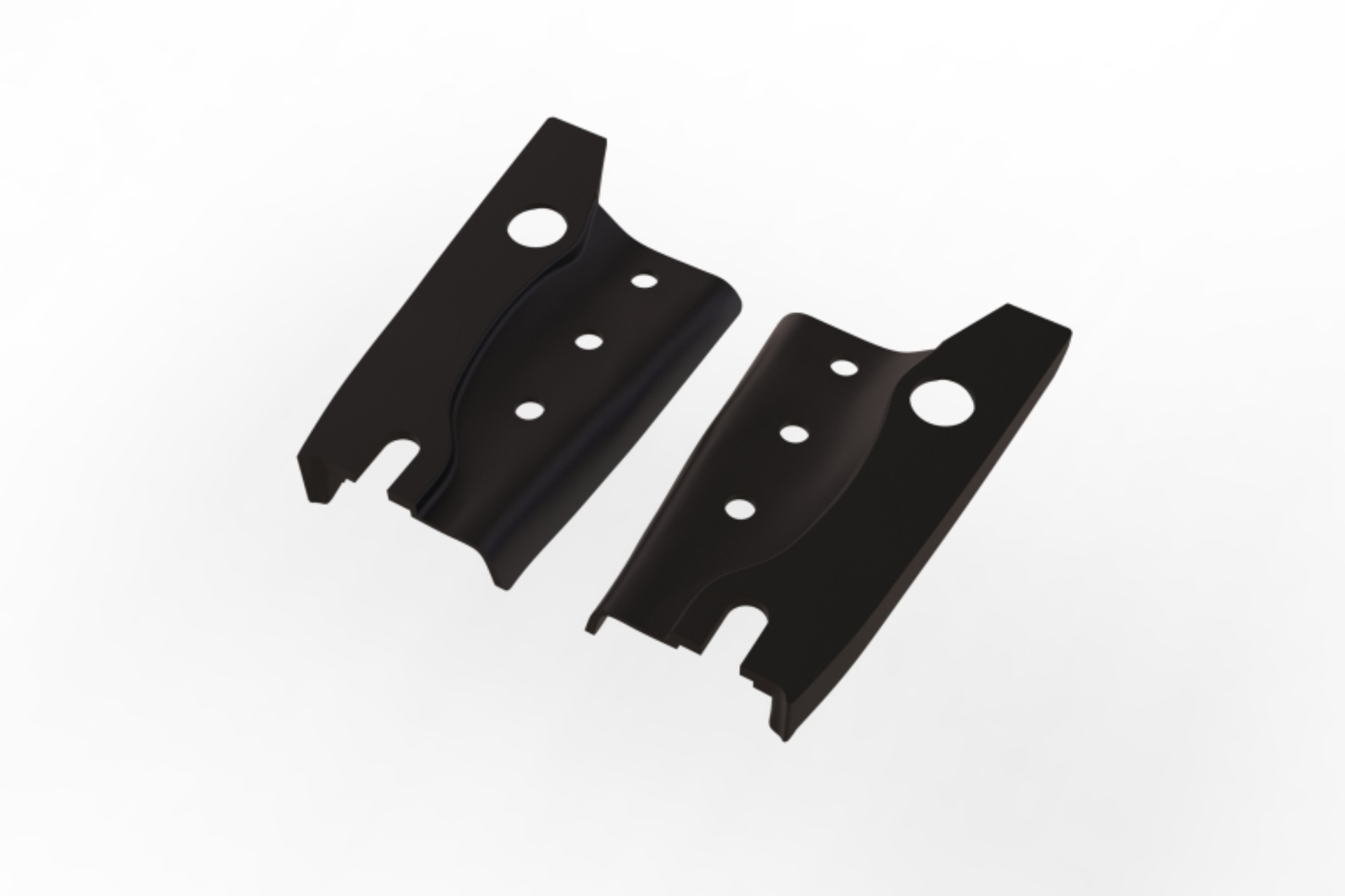Picture of Rally Armor RAL Mudflap Adapter Mud Flaps - BMF29-3DR-CPLR