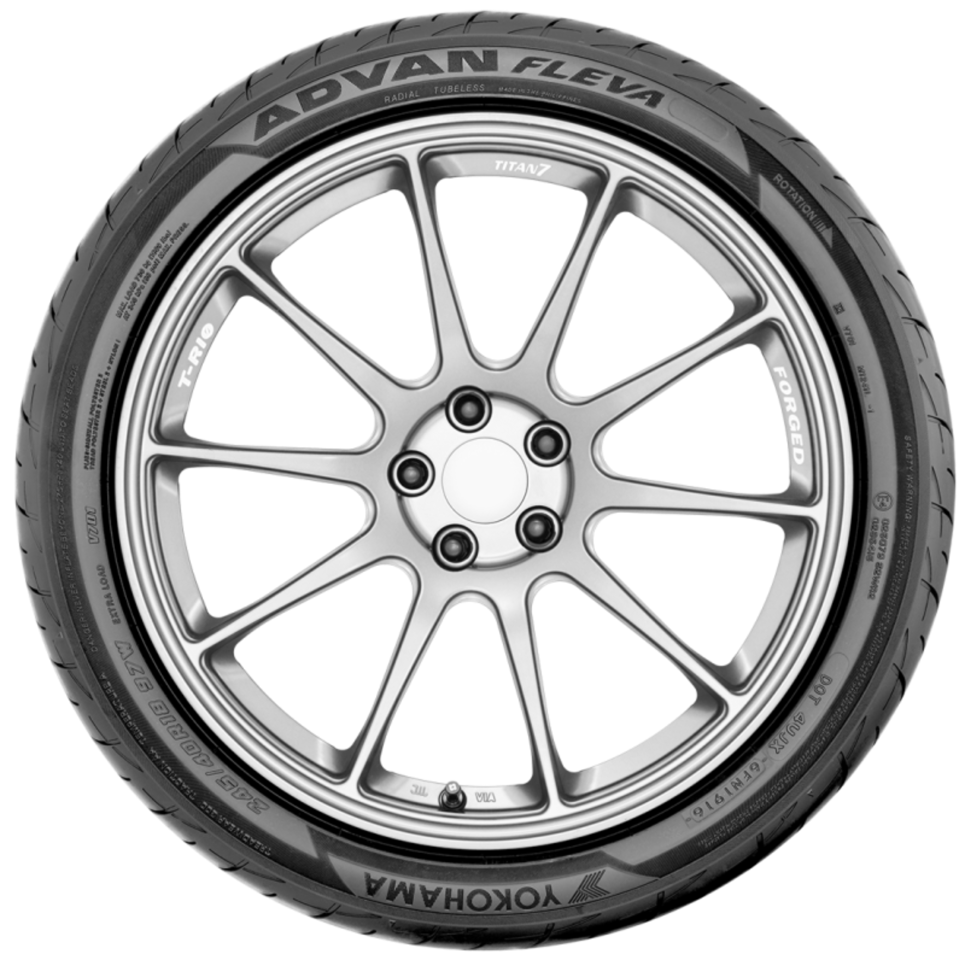 Picture of Yokohama Tire YOK Advan Fleva V701 Tire Automotive/UTV Tires - 110170177