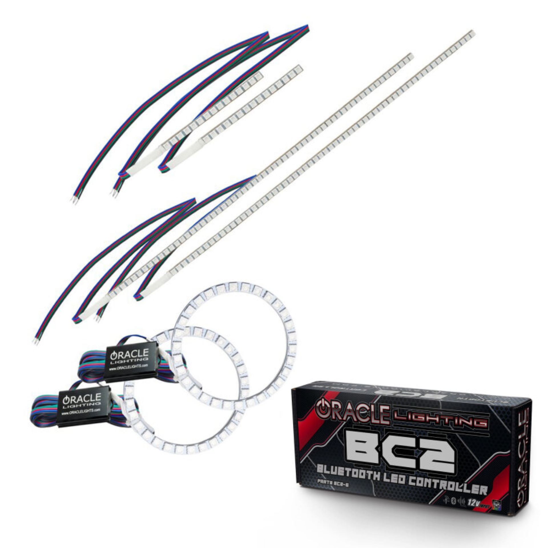 Picture of ORACLE Lighting ORL DRL Headlight Kits w/Halos - 1324-335
