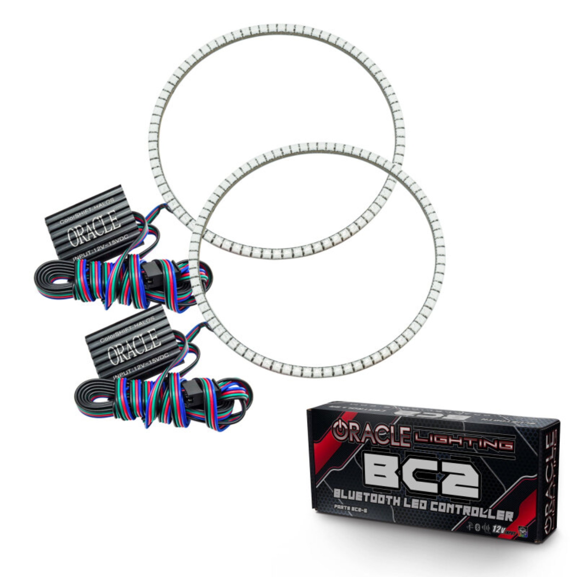 Picture of ORACLE Lighting ORL Surface Mount Halo Kits Fog Lights - 1214-335