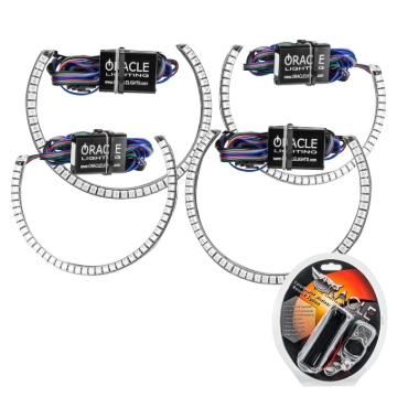 Picture of ORACLE Lighting ORL Surface Mount Halo Kits Fog Lights - 1292-330