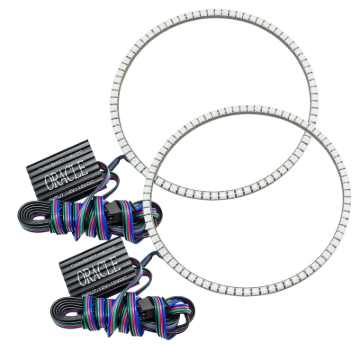 Picture of ORACLE Lighting ORL Surface Mount Halo Kits Fog Lights - 3943-334