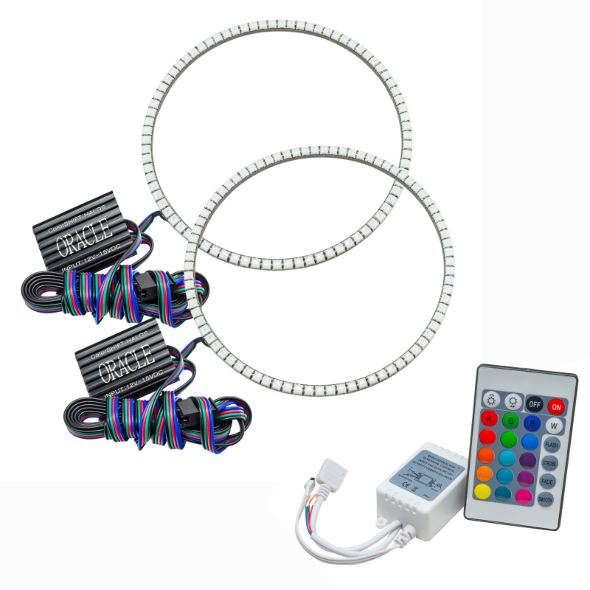 Picture of ORACLE Lighting ORL Surface Mount Halo Kits Fog Lights - 3943-504