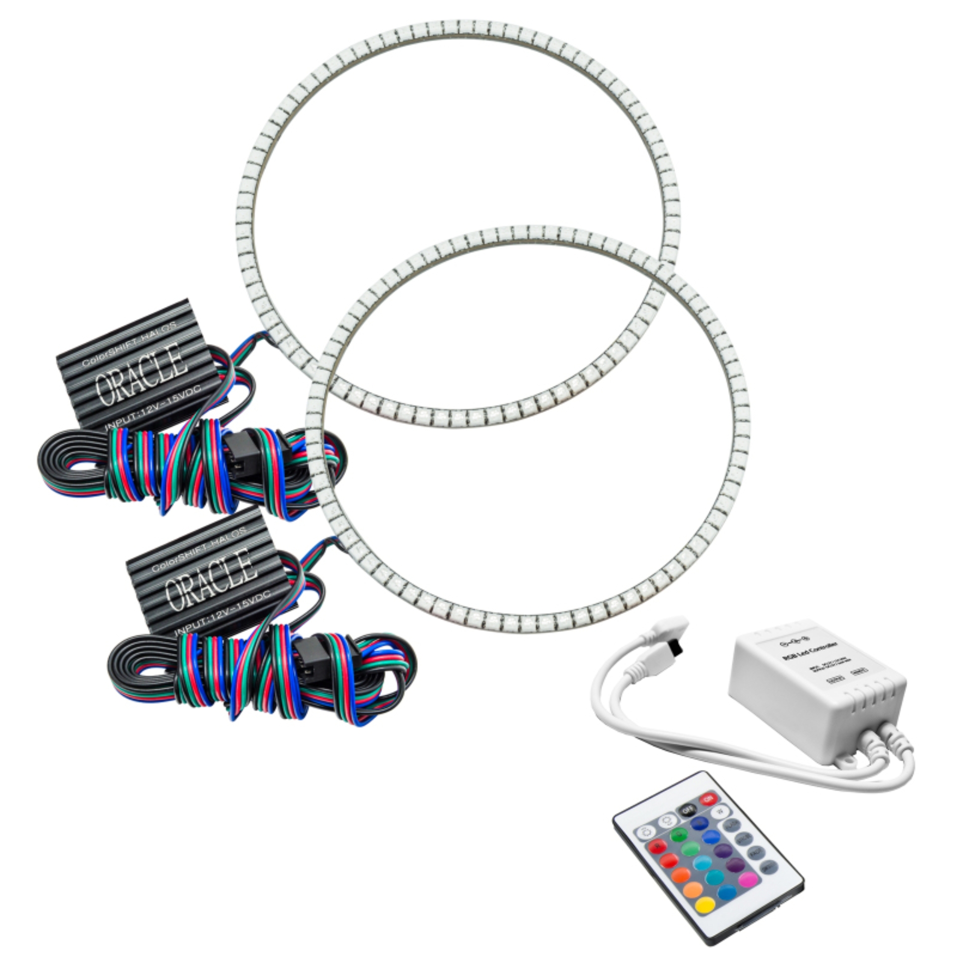 Picture of ORACLE Lighting ORL Surface Mount Halo Kits Fog Lights - 3981-504