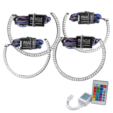 Picture of ORACLE Lighting ORL Surface Mount Halo Kits Fog Lights - 3990-504