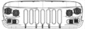 Picture of ORACLE Lighting ORL Vector Grille Lights Light Accessories and Wiring - 5817-PRO