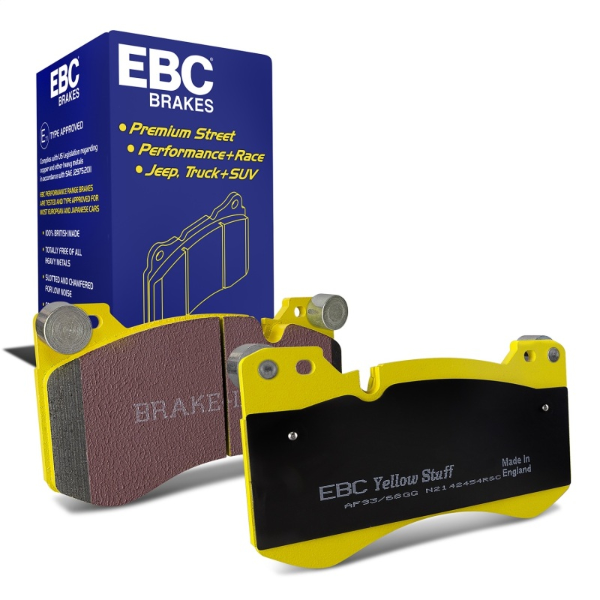 Picture of EBC Yellowstuff Brake Pad Sets - DP42454R