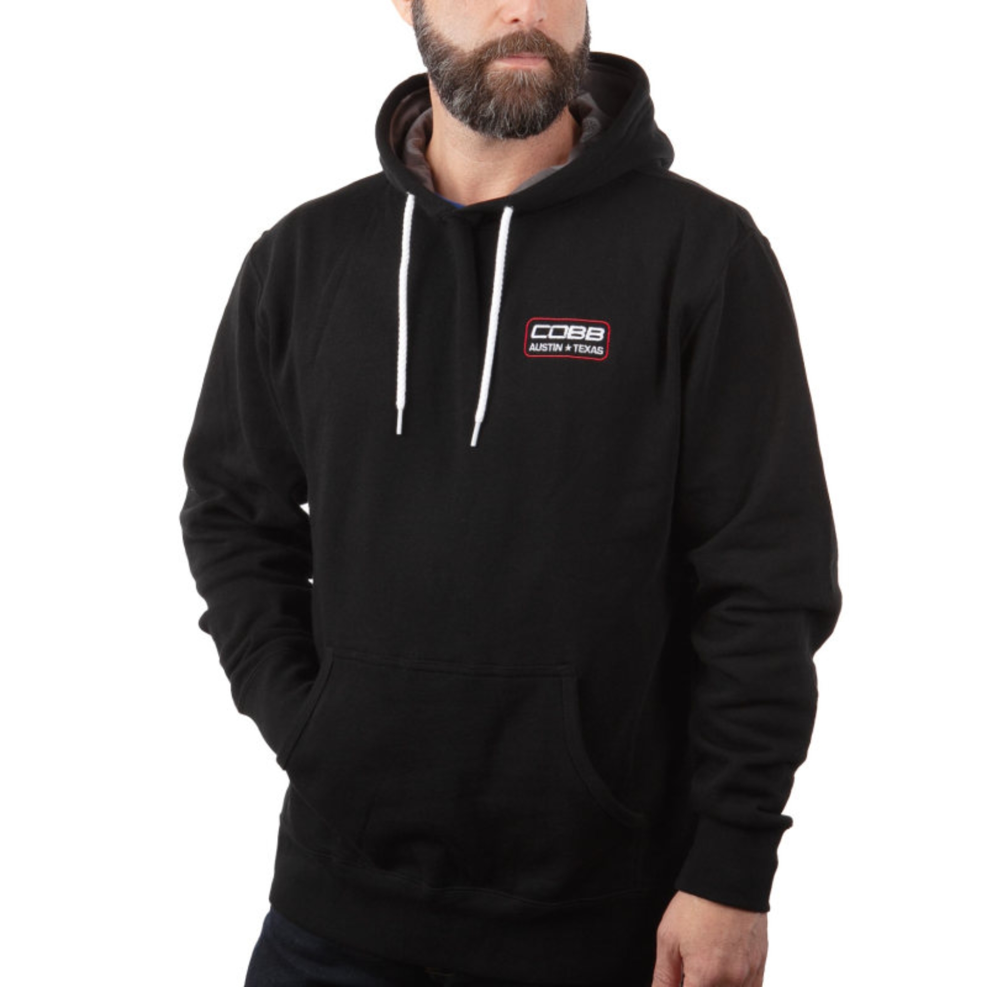 Picture of COBB Apparel Shirts - CO-LINERHOODIE-BLK-XSM
