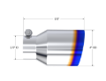 Picture of MBRP Univ Exhaust Tips SS - T5176BE