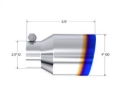 Picture of MBRP Univ Exhaust Tips SS - T5176BE