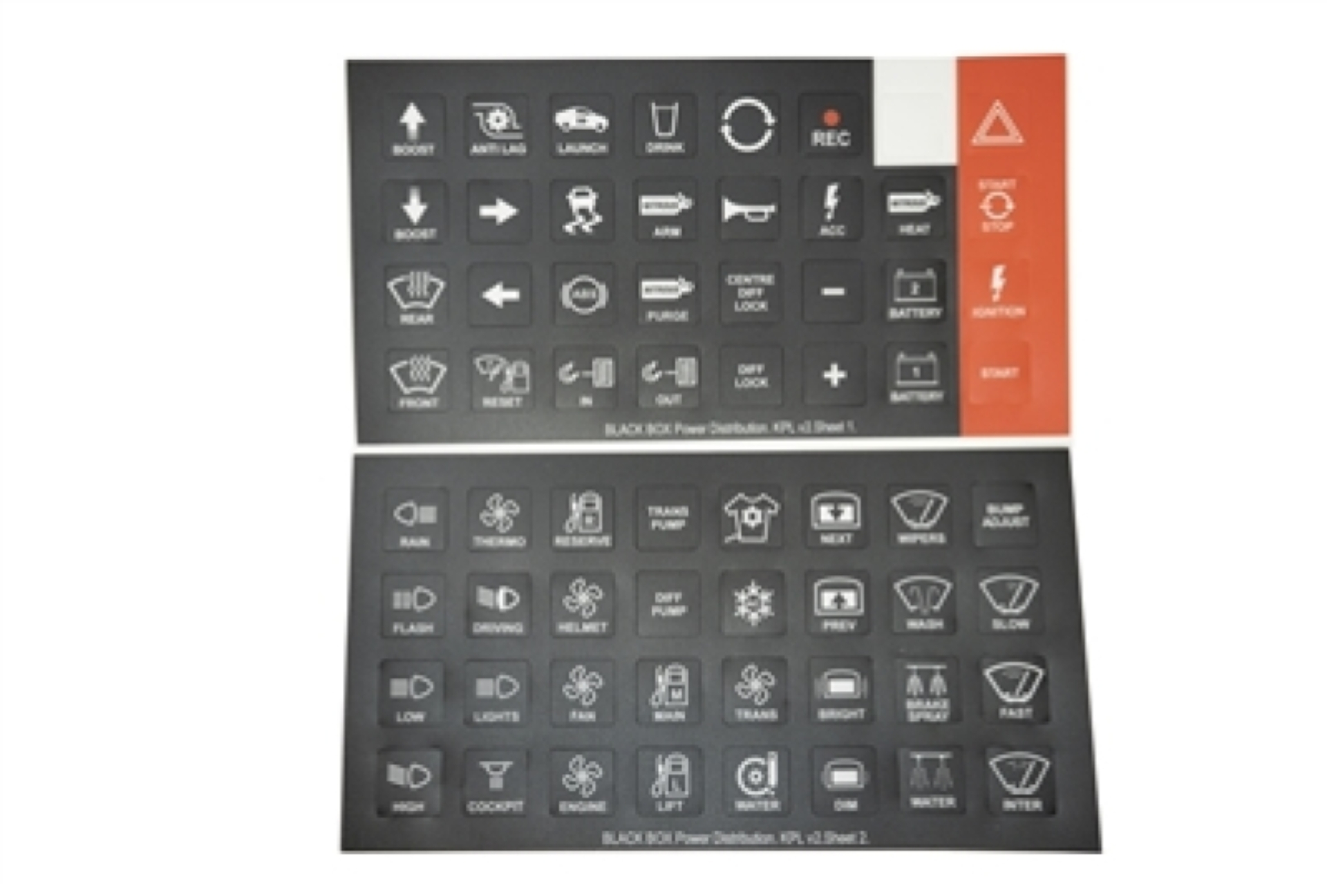 Picture of Rywire RYW Switch Panels - RY-MORISTECH-KEYPAD-LABEL