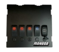 Picture of Moroso MOR Dash Switch Plates Dash Mounts - 74317