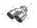 Picture of MBRP Univ Exhaust Tips SS - T5182