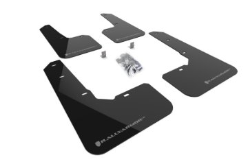 Picture of Rally Armor RAL UR Blk Flap/Grey Logo Mud Flaps - MF76-UR-BLK/GRY