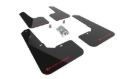 Picture of Rally Armor RAL UR Blk Flap/Rd Logo Mud Flaps - MF76-UR-BLK/RD