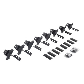 Picture of Go Rhino 20-22 Jeep Glatiador JT 4DR Mounting Brackets (V-Series V3/RB10 Slim/RB20 Slim) - Tex. Blk