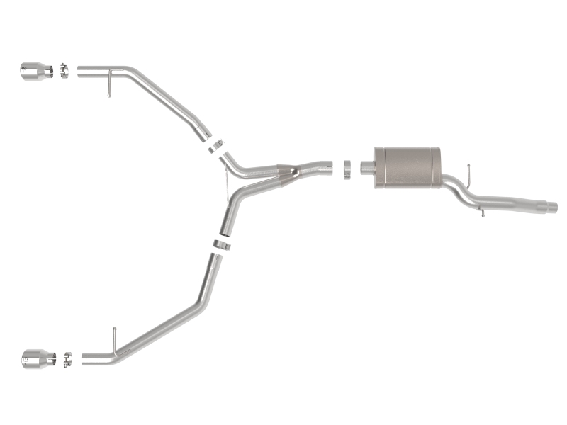Picture of aFe Exhaust Axle Back - 49-36437-P