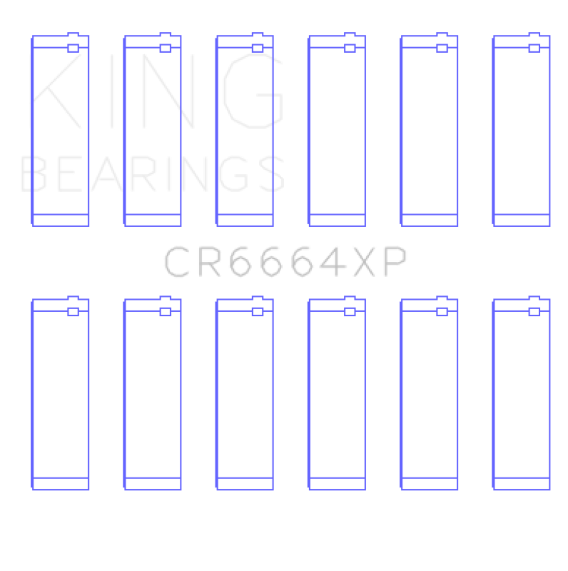 Picture of King Engine Bearings KING Performance Rod Bearings - CR6664XP