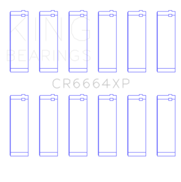 Picture of King Engine Bearings KING Performance Rod Bearings - CR6664XP