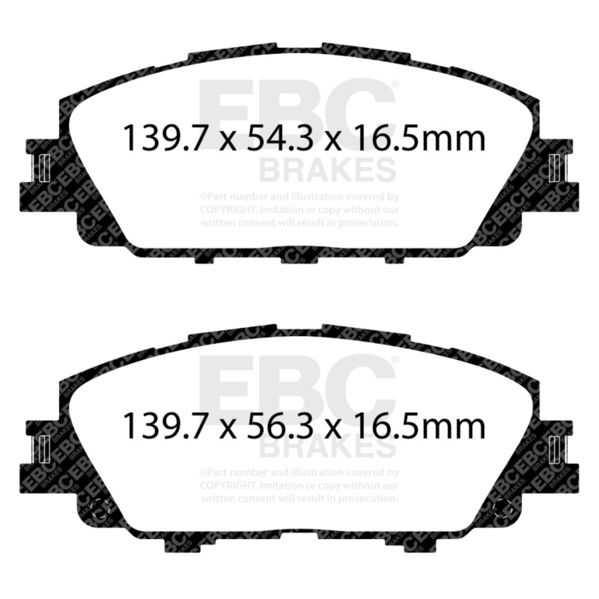 Picture of EBC Greenstuff Brake Pad Sets - DP23099