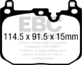 Picture of EBC Yellowstuff Brake Pad Sets - DP42393R