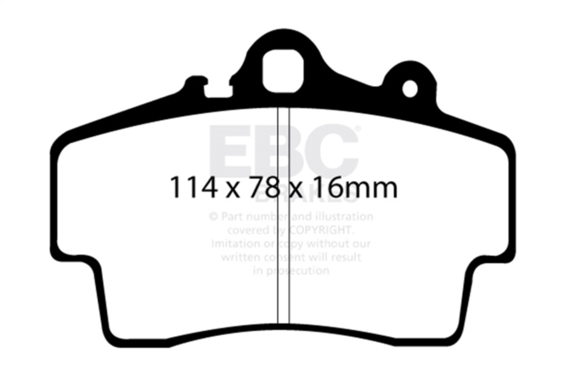 Picture of EBC RP-X Brake Pad Sets - DP81207RPX