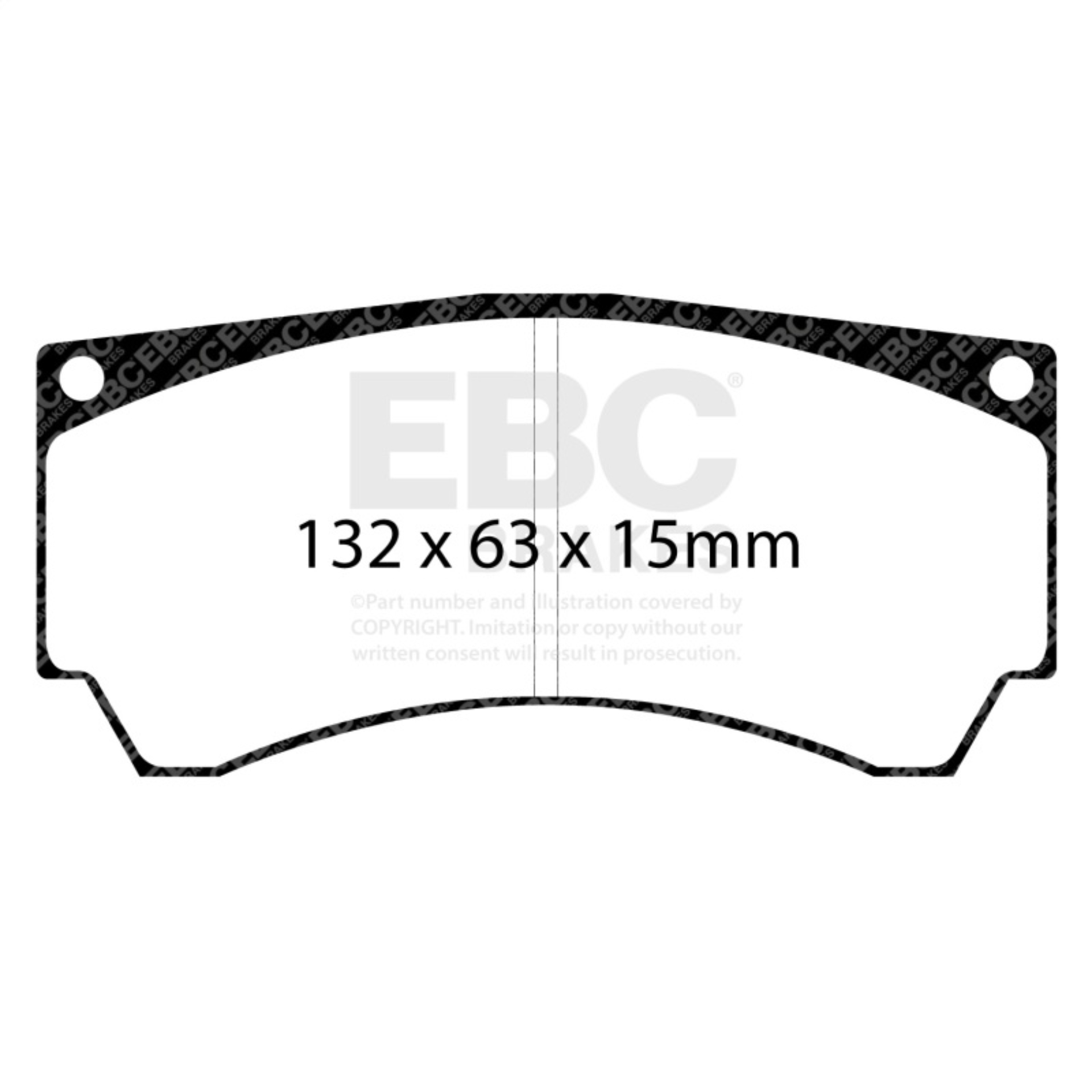 Picture of EBC RP-1 Brake Pad Sets Front - DP8066RP1