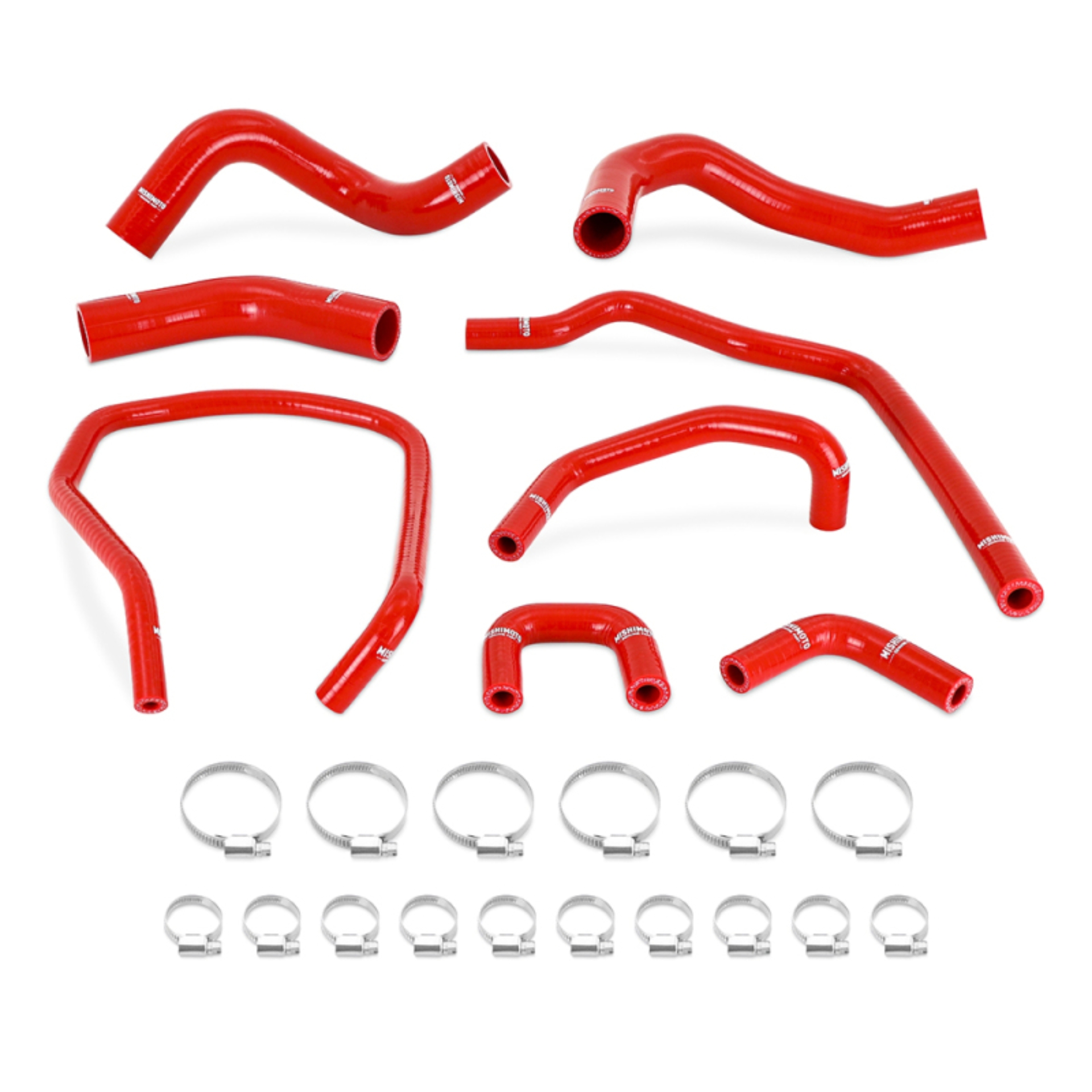 Picture of Mishimoto MM Silicone Hose-Radiator Radiator Hoses - MMHOSE-TTN-04RD