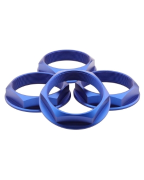 Picture of fifteen52 FFT Center Cover Plates Wheel Center Caps - 52-ST-NUT-V2- BLUE-SET