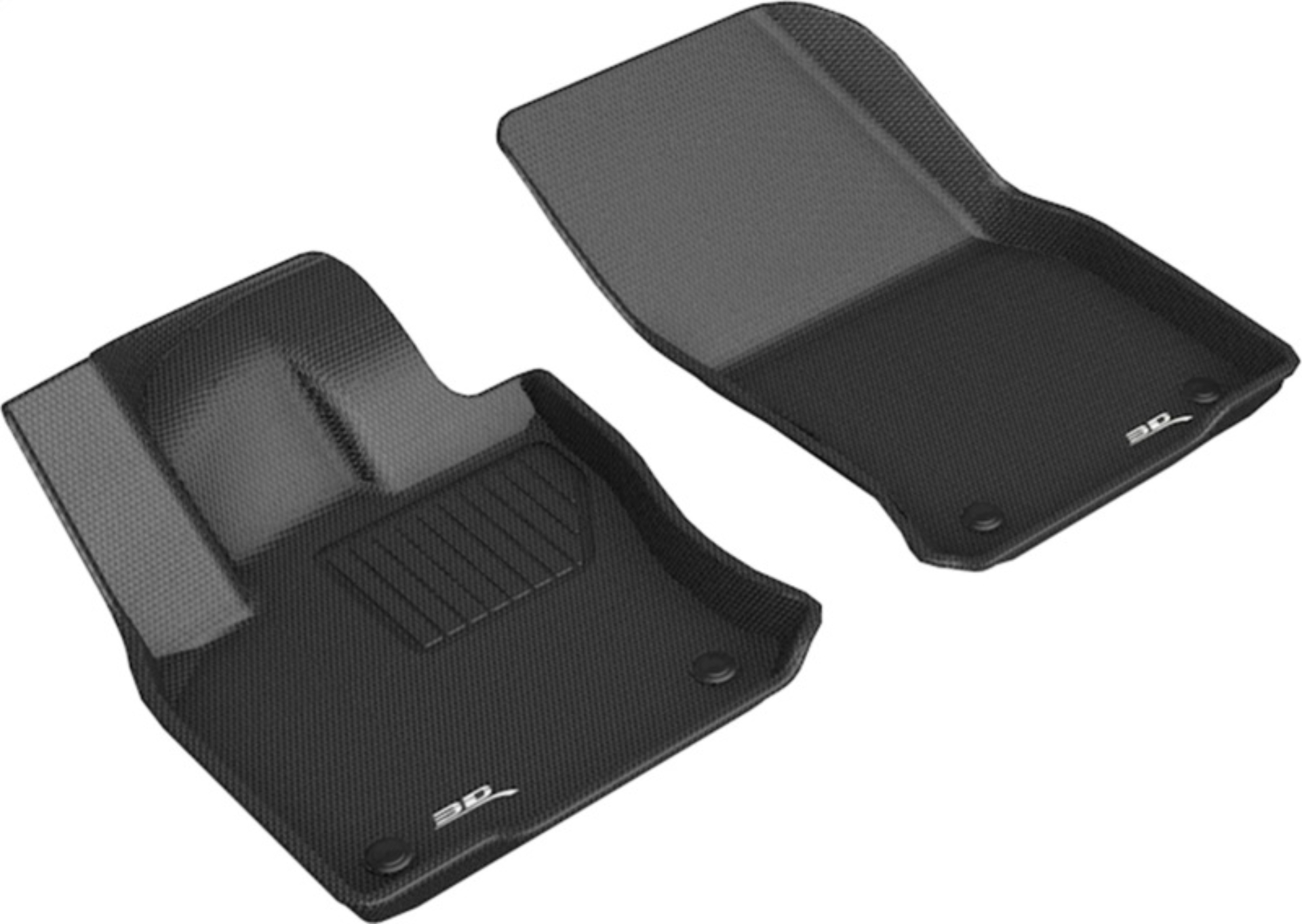 Picture of 3D MAXpider ACE Kagu-Front-Black Floor Mats - L1VW08311509