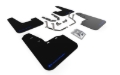 Picture of Rally Armor RAL UR Blk Flap/Blue Logo Mud Flaps - MF60-UR-BLK/BL