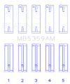 Picture of King Engine Bearings KING Main Bearings - MB5359AM