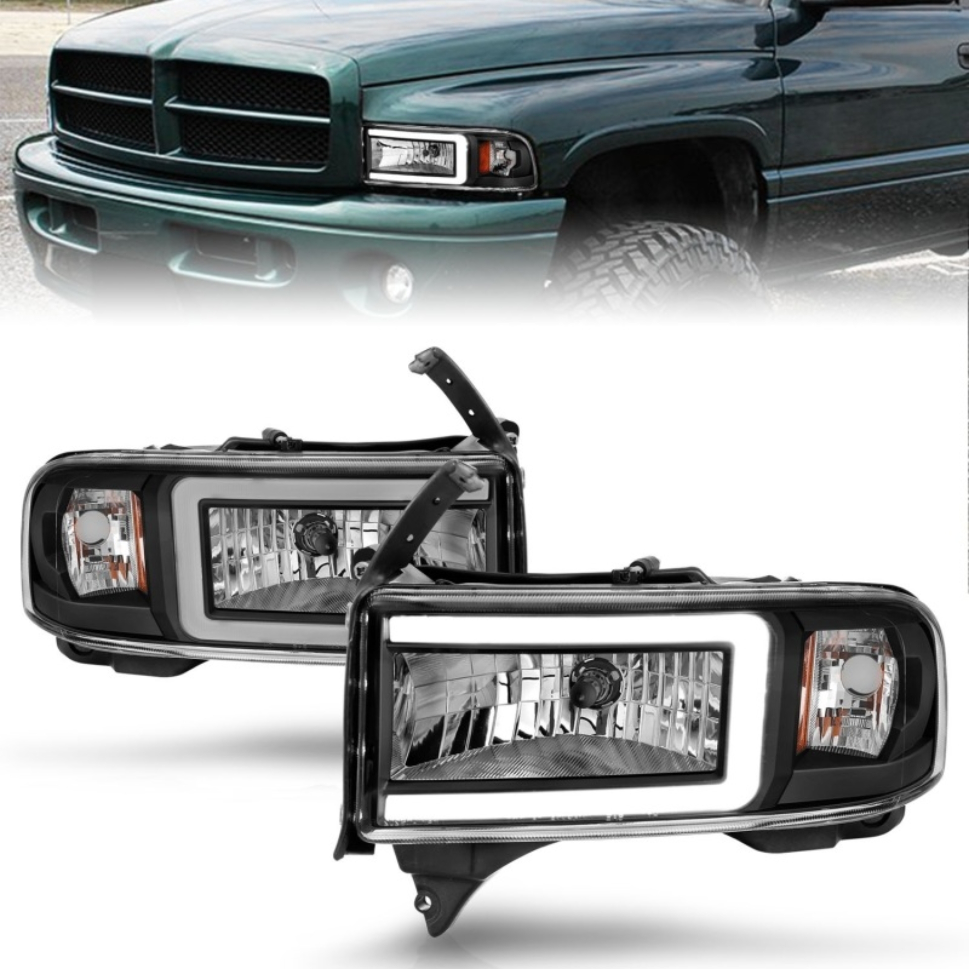 Picture of ANZO ANZ Crystal Headlights - 111554