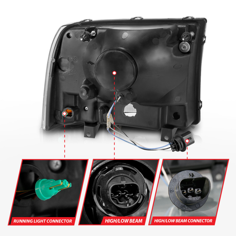 Picture of ANZO ANZ Crystal Headlights - 111550