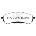 Picture of EBC Yellowstuff Brake Pad Sets - DP43108R