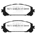Picture of EBC Ultimax2 Brake Pad Sets - UD2304