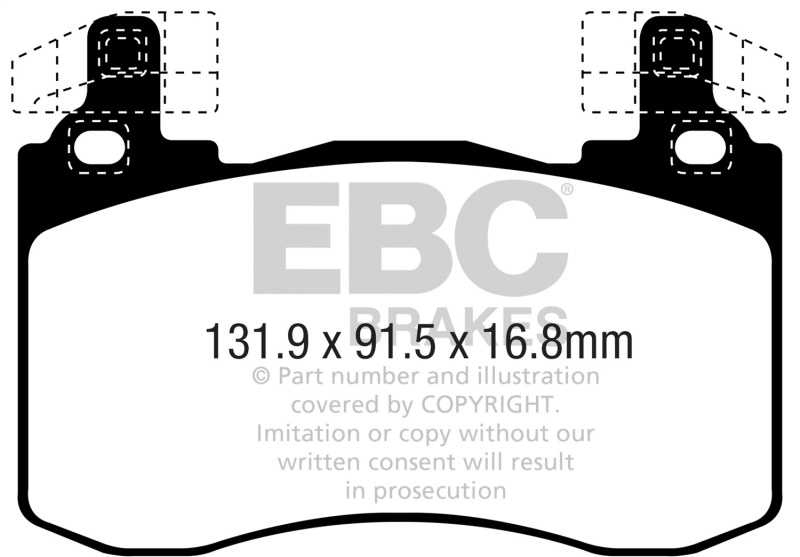 Picture of EBC Ultimax2 Brake Pad Sets - UD2145