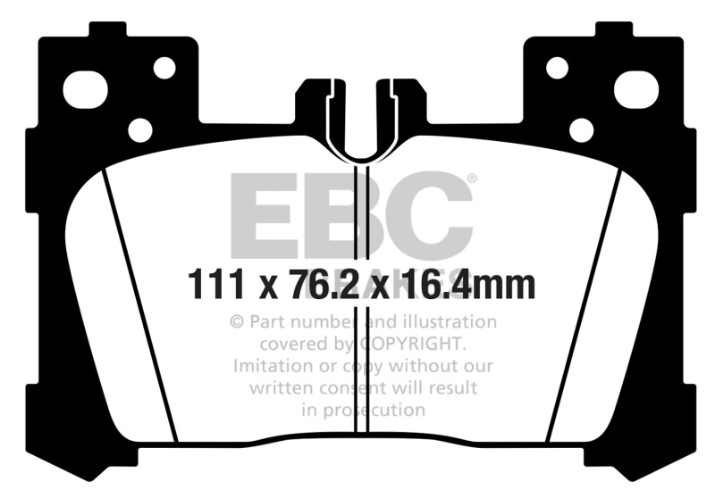 Picture of EBC Redstuff Brake Pad Sets - DP32324C