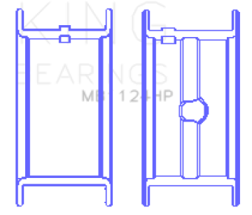 Picture of King Engine Bearings KING Main Bearings - MB1124HP