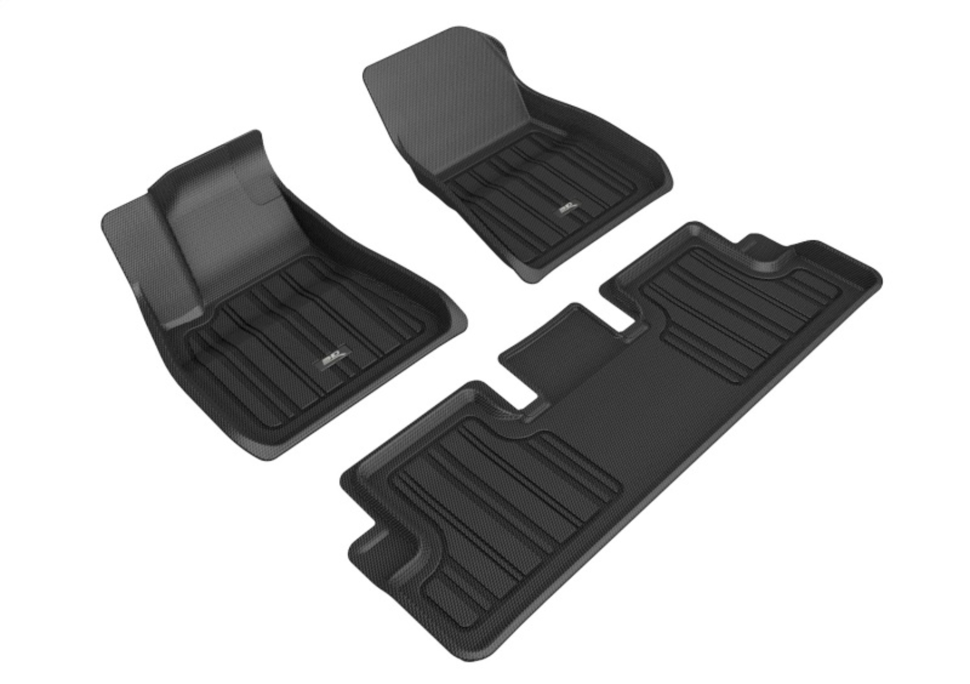 Picture of 3D MAXpider ACE Elitect-Combo-Black Floor Mats - E1TL02601809
