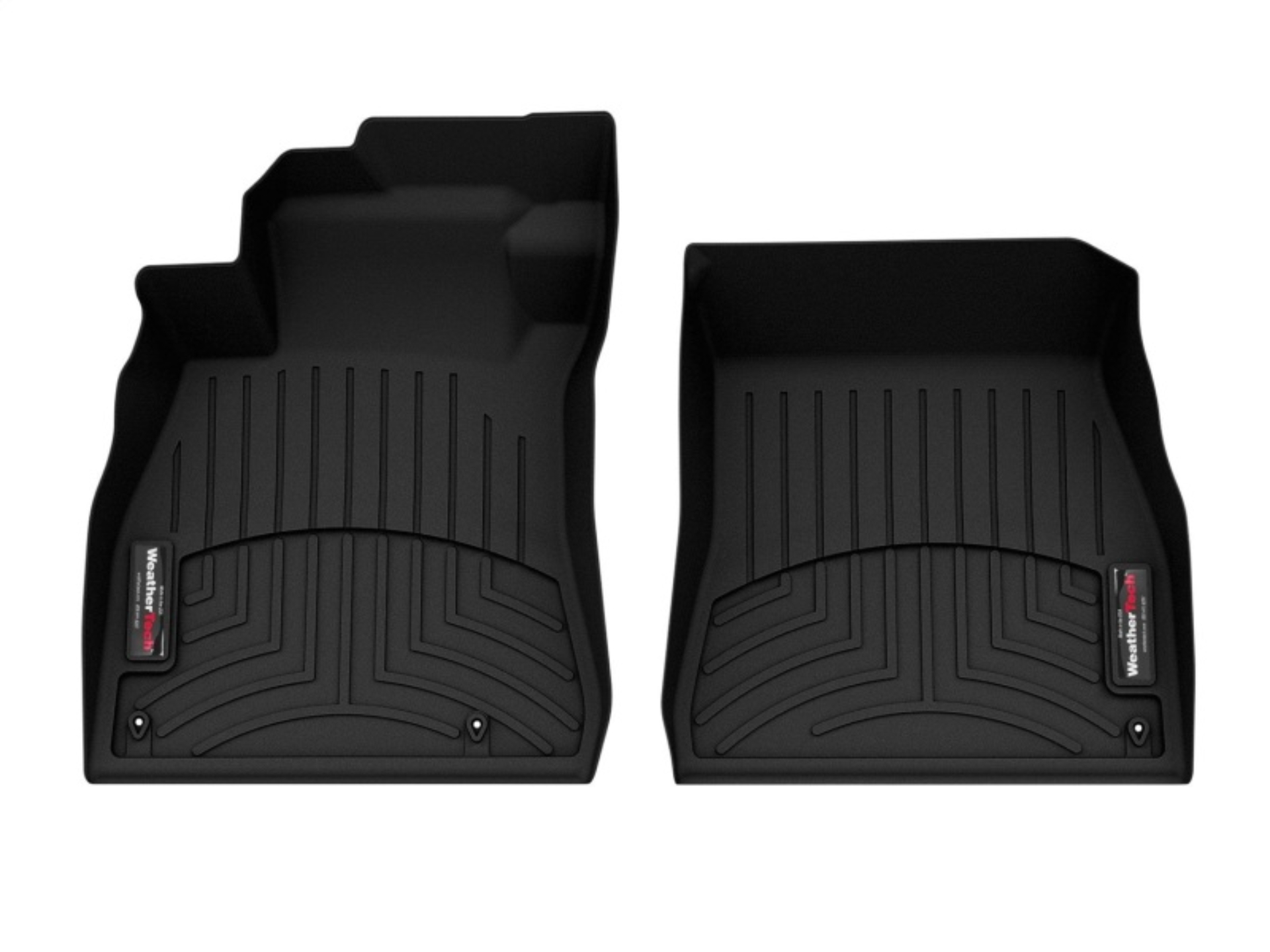 Picture of WeatherTech WT FloorLiner-Front-Blk Floor Mats - 4417101