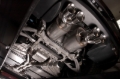 Picture of Stainless Works, 2005-08 Chevy C6 Corvette axle-back 2-1/2" exhaust system.