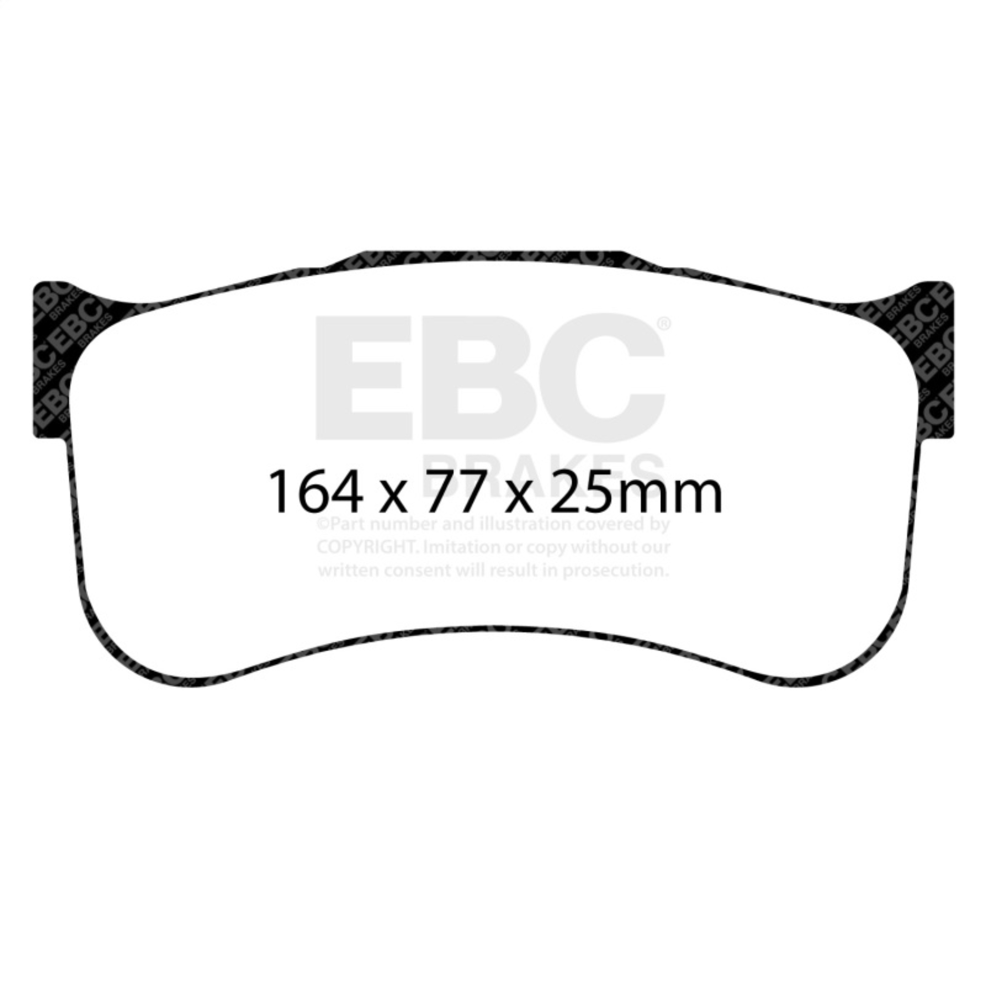 Picture of EBC SR-21 Brake Pad Sets Front - DP8091.25SR21
